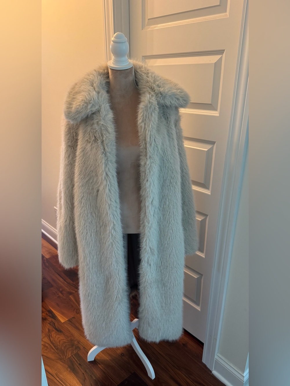 GAP M Tall Faux Fur Coat